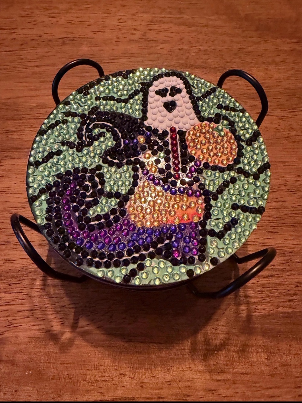 Halloween Diamond Art Coaster Set